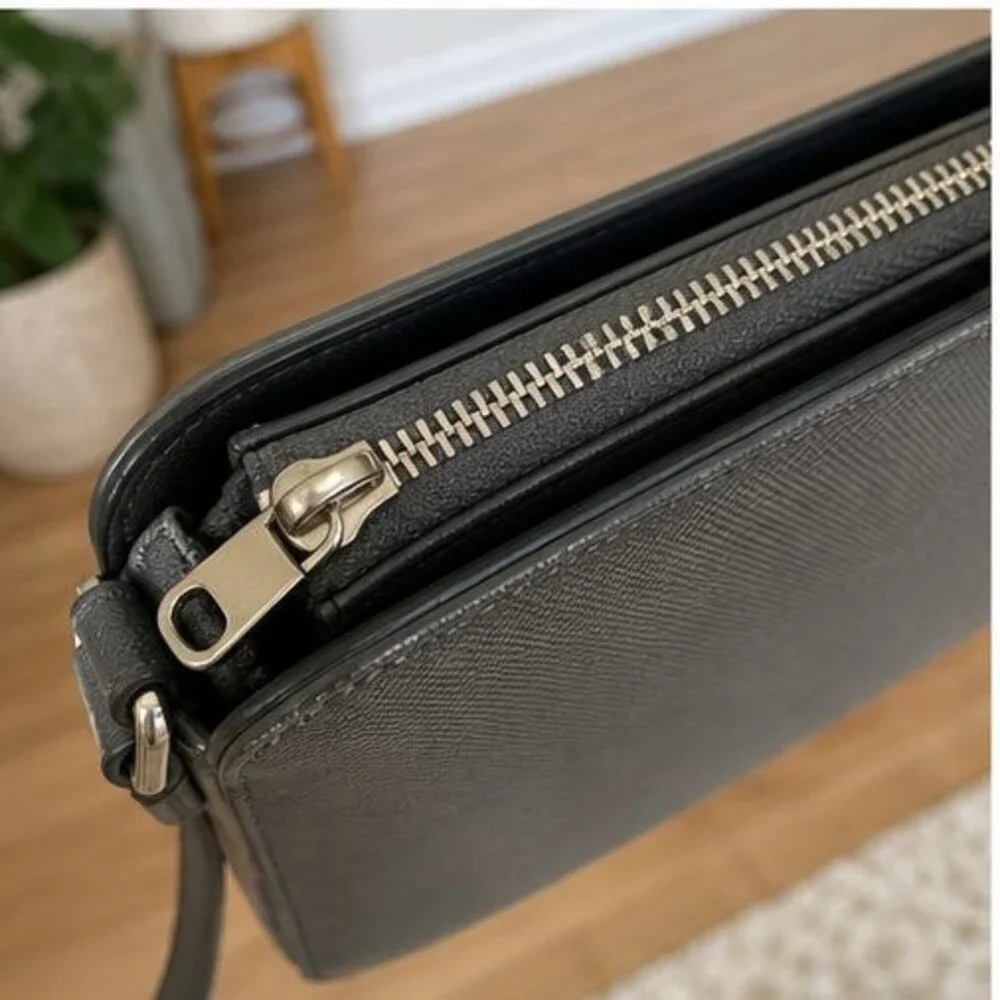Stone Woven Crossbody Bag